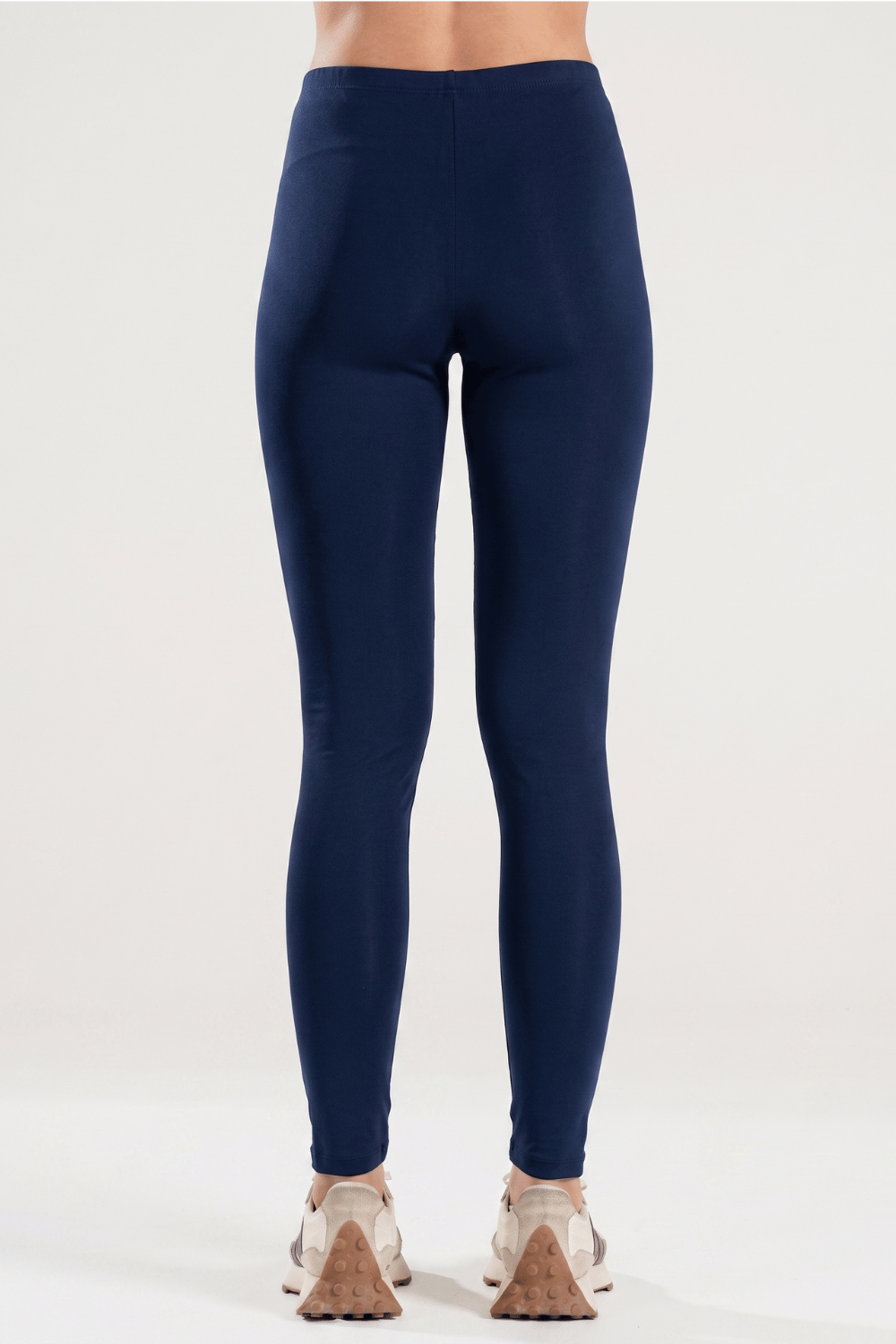 Women’s modest swim leggings by BAE Modest, full-length swim tights with UPF 50+ sun protection, designed for comfortable swimwear.