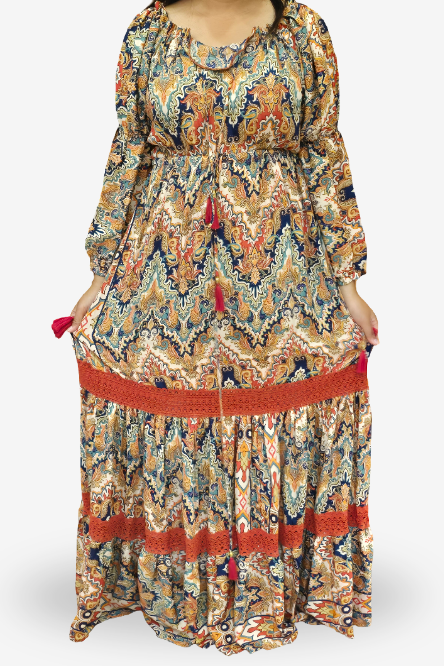 Tangerine Maxi Resort Dress