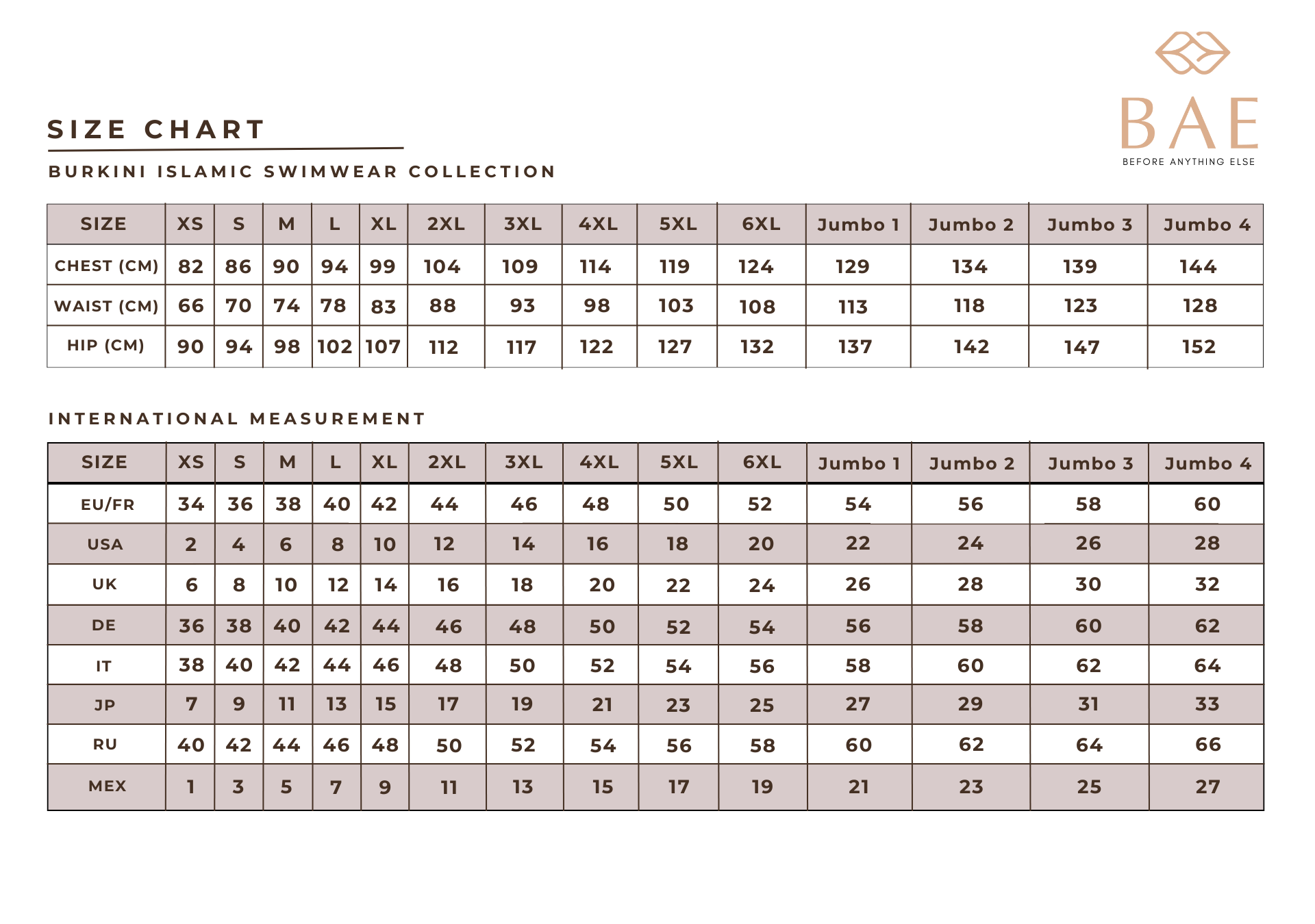 BAE Modest Women's Mid Length Full Sleeves Solid Color Burkini Swimwear 6XL-10XL with Hijab - 1017