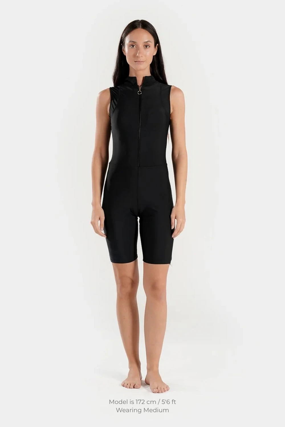 knee length swim dress for women Women's Knee-Length Sleeveless Swimsuit – BAE Modest Supplier_YL-GAIL