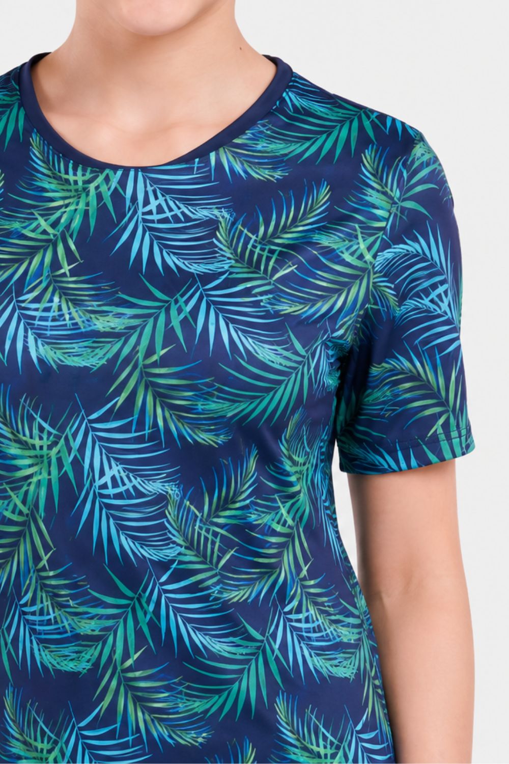 Girl’s Leaf Printed Swimwear
