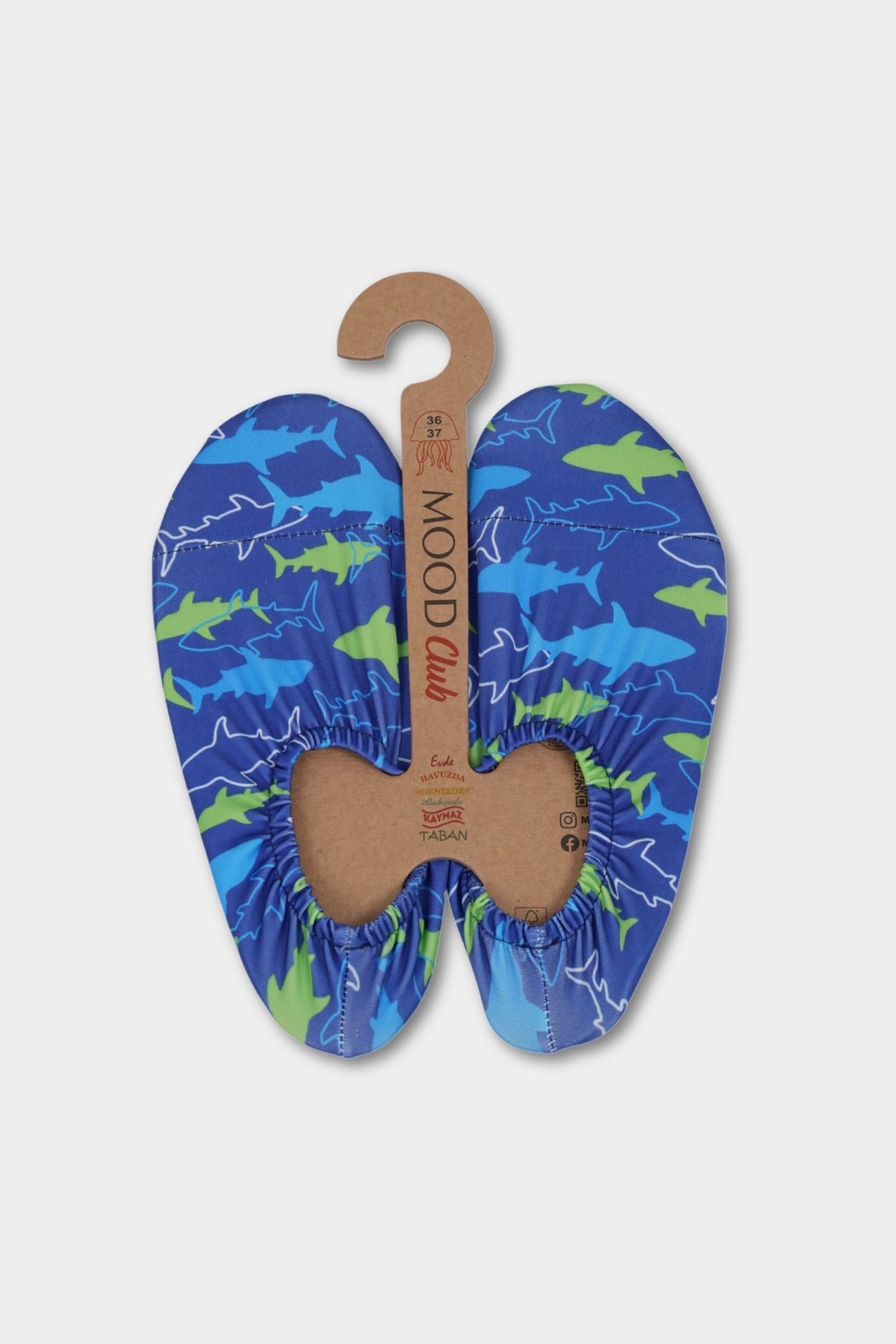 Ocean Shark Anti-Slip Pool Shoes | Unisex Quick-Dry Aqua Swim Shoes