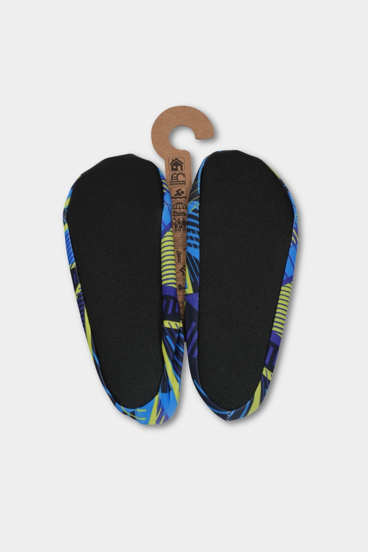 Geometric Wave Anti-Slip Pool Shoes | Unisex Quick-Dry Aqua Swim Shoes