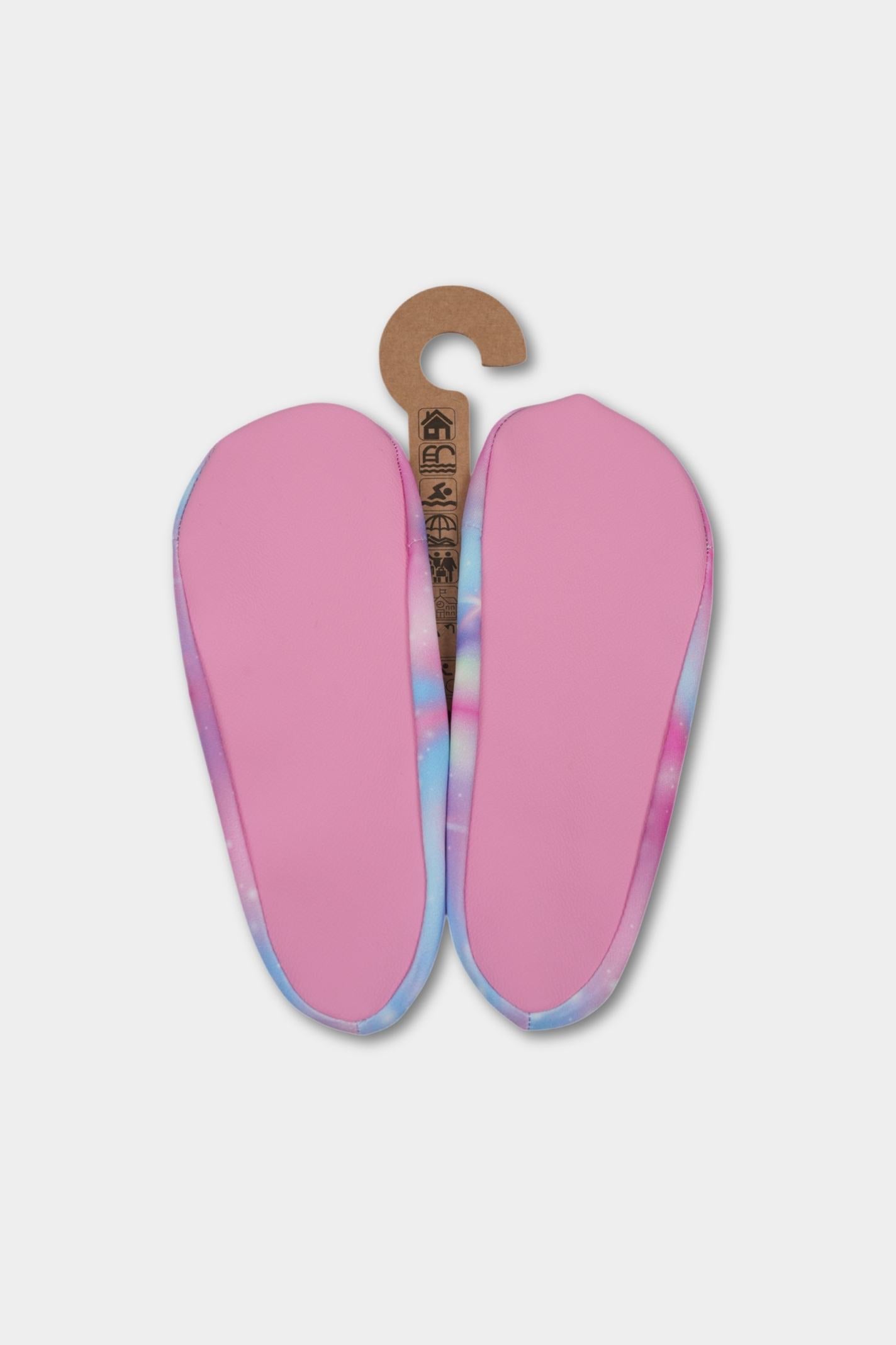 Pastel Galaxy Anti-Slip Pool Shoes | Unisex Quick-Dry Aqua Swim Shoes
