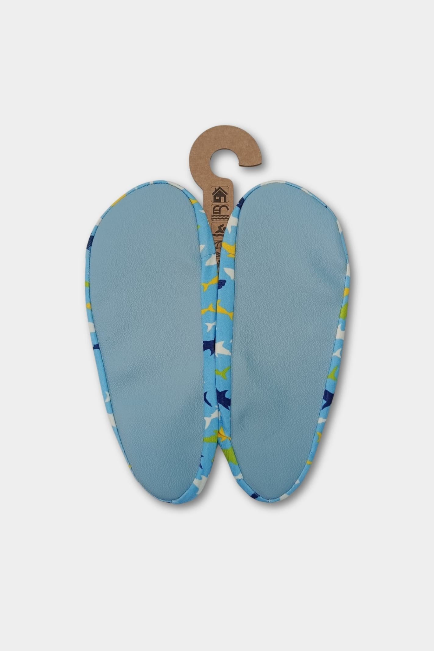Blue Shark Anti-Slip Pool Shoes | Adults Quick-Dry Aqua Swim Shoes