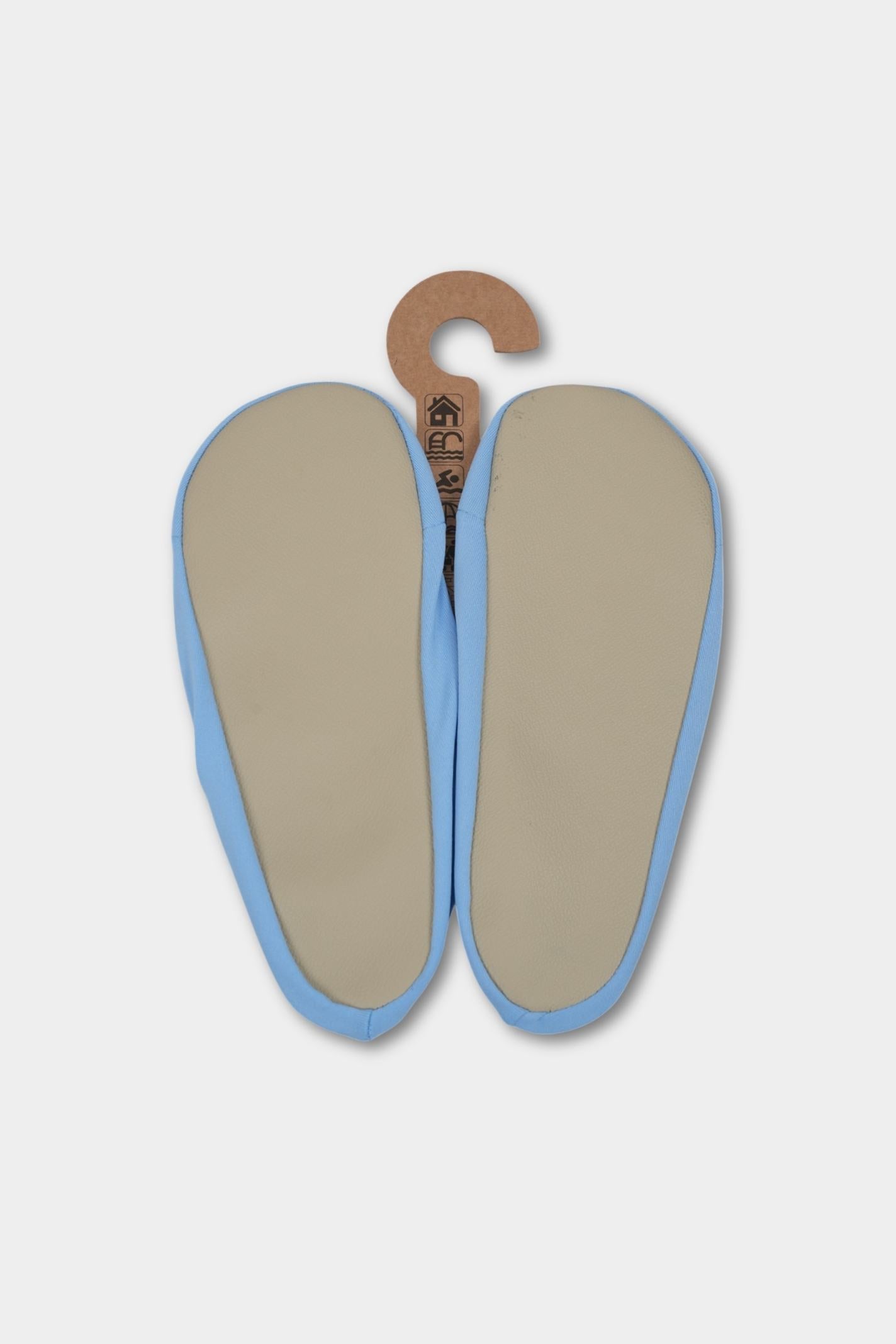 Sky Blue Anti-Slip Pool Shoes | Solid Color Quick-Dry Adult Aqua Shoes