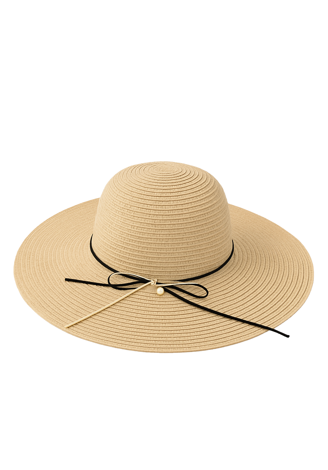 BAE Ribbon Straw Sun Hat