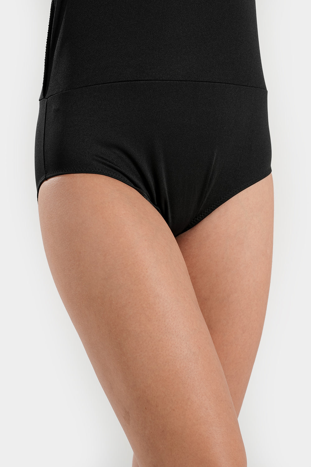 Women’s modest swim dress with built-in shorts by BAE Modest, featuring a full-coverage swimming dress for comfortable water wear.