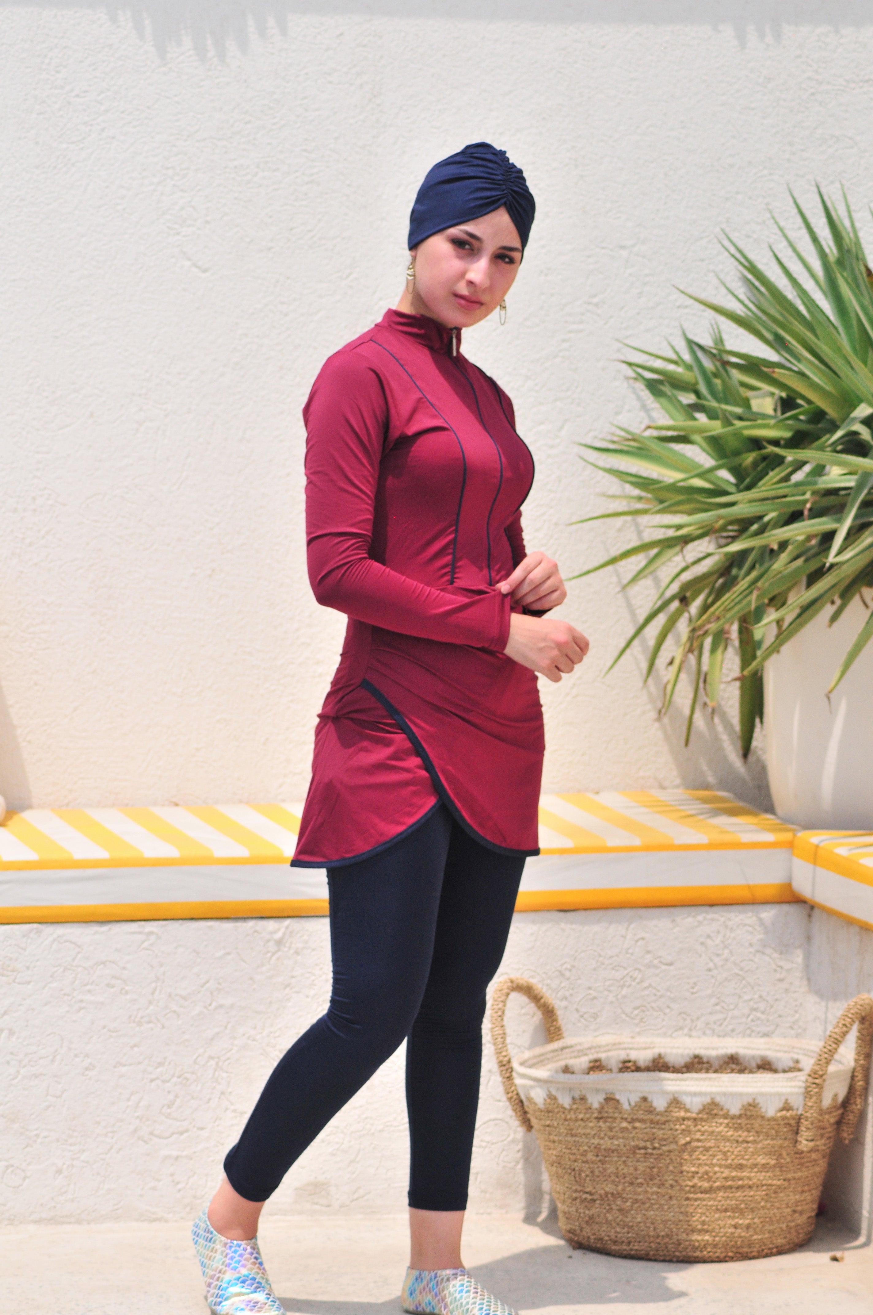 Berry Twist Modest Swim Set