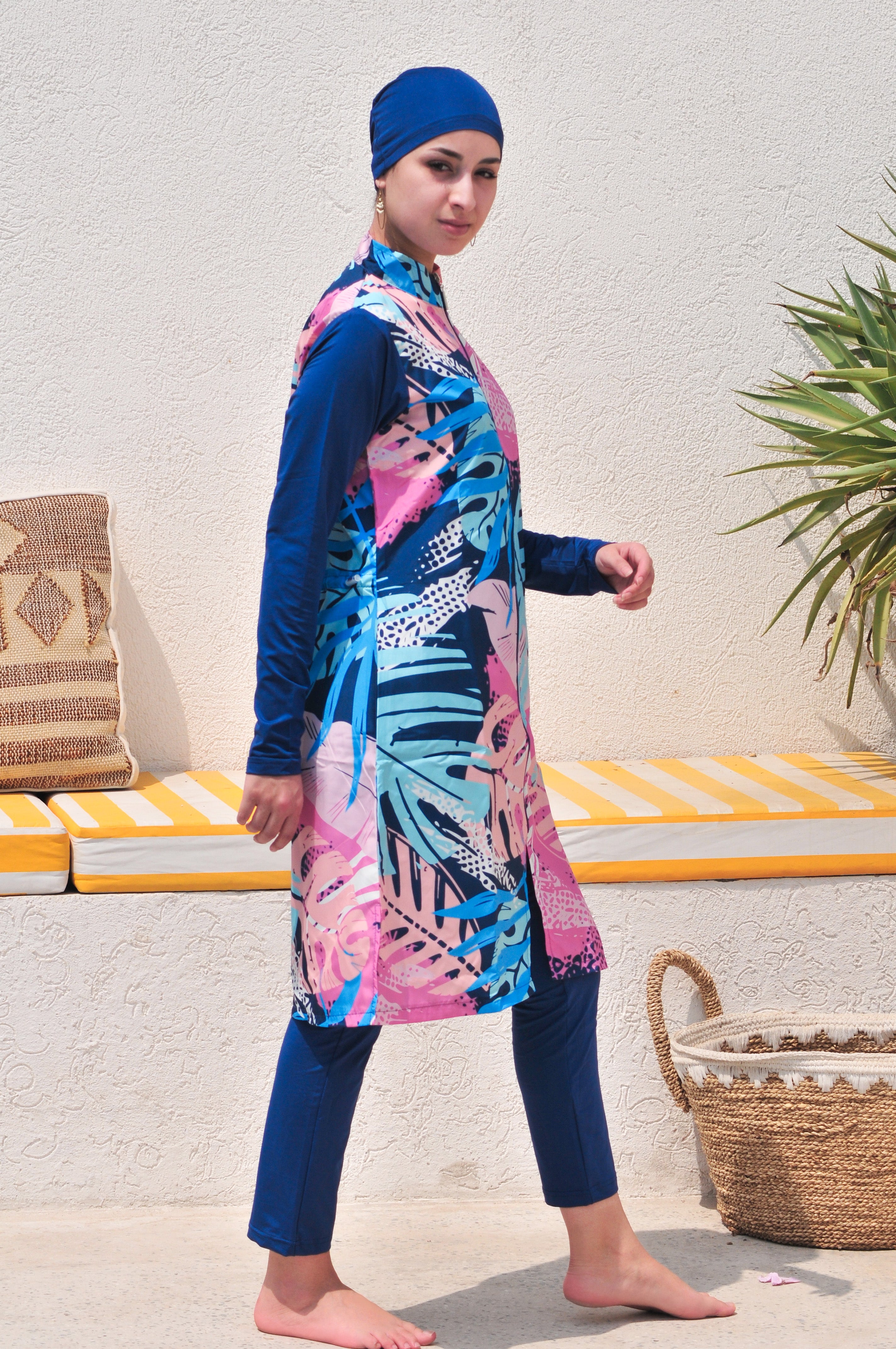 Tropical Breeze Full-Coverage Swim Set