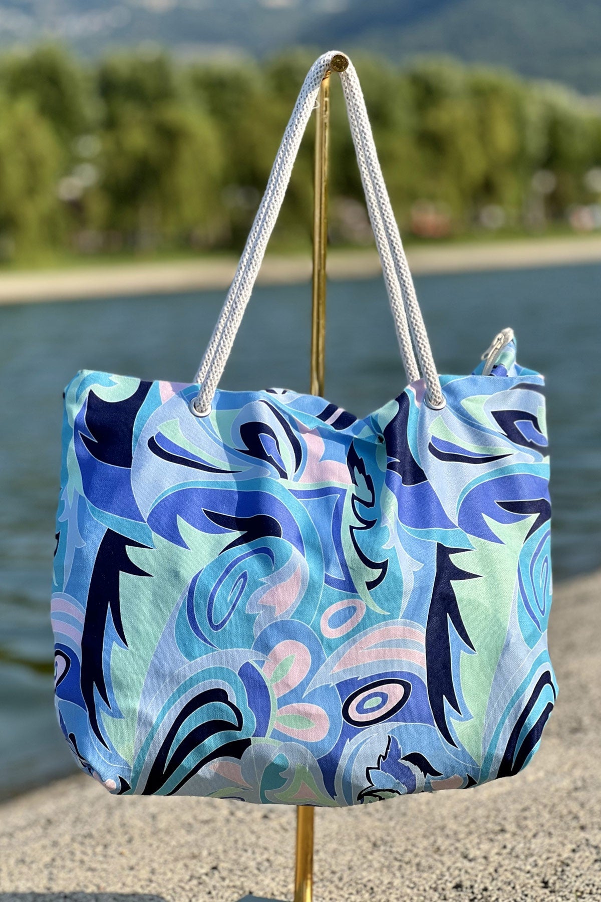 Turquoise Beach Bag
