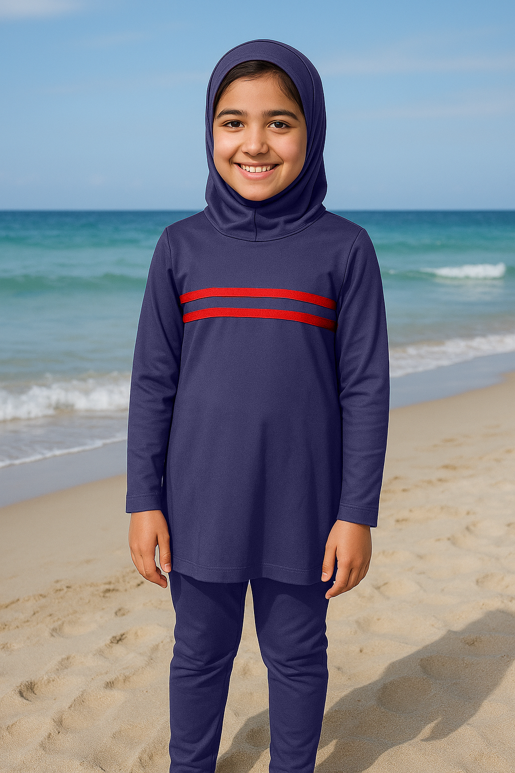 Girls Full-Coverage Swim Set