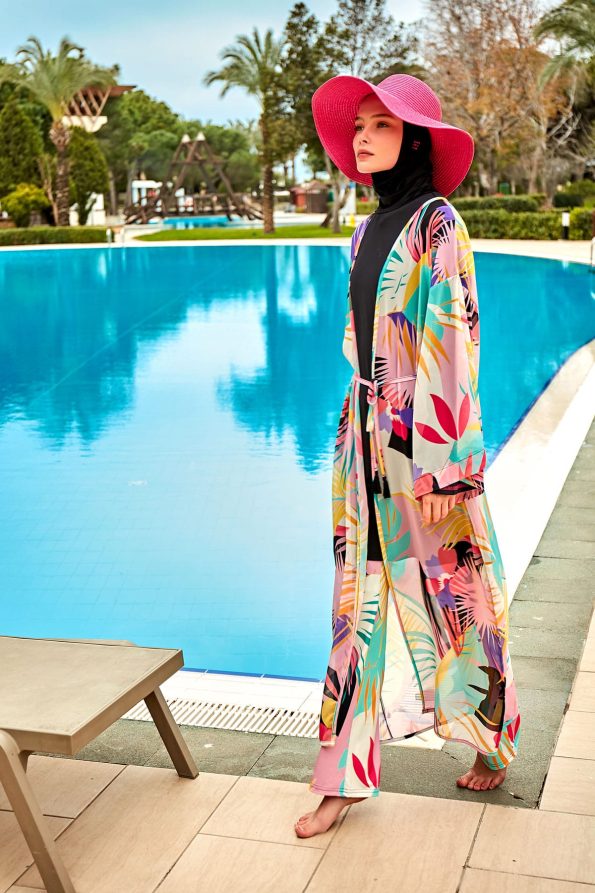 Munsell Beach Cover-up Kimono