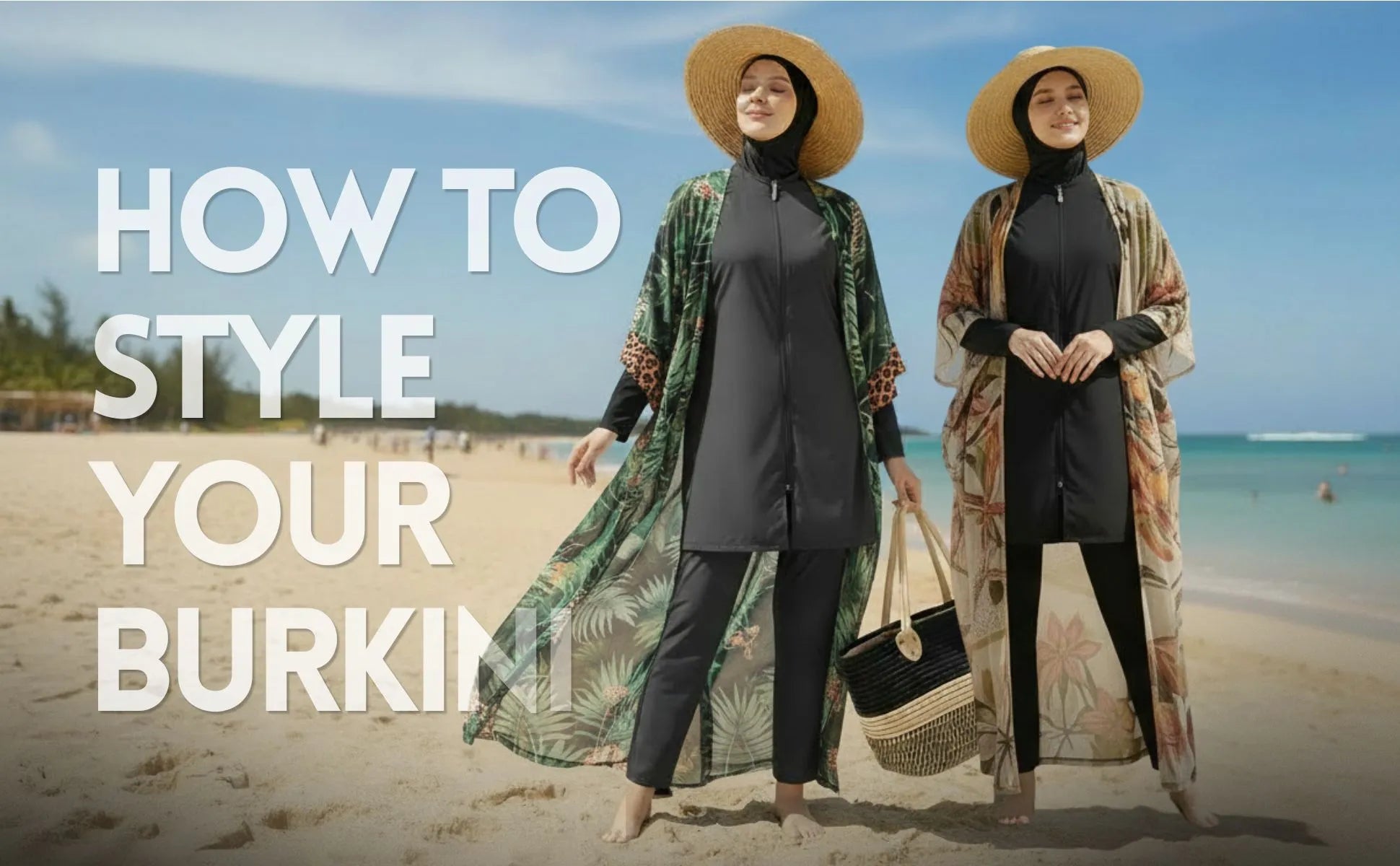 How to Style a Burkini with a Kimono Cover-Up