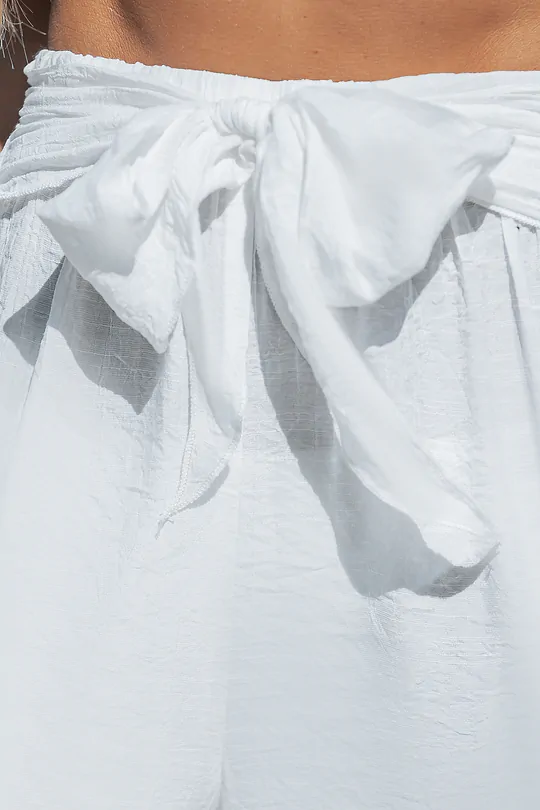 BAE White Straight Leg Cover-Up Pants