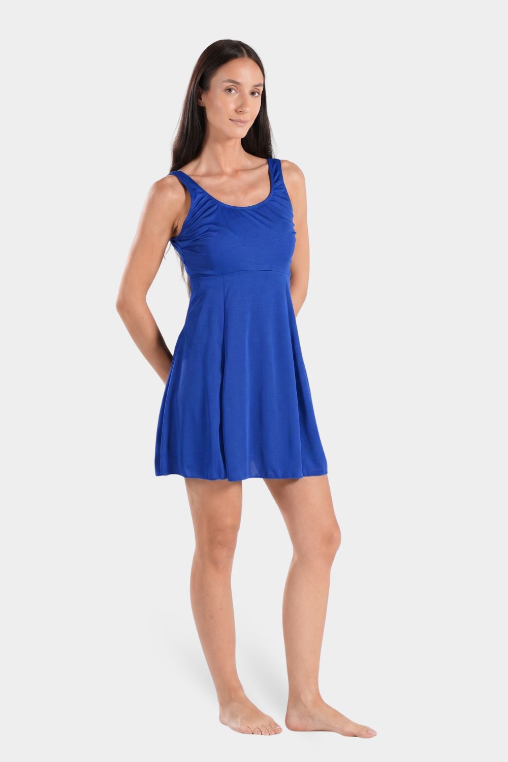 Women's Modest Swim Dress with Built-in Shorts 7XL-10XL Plus Size