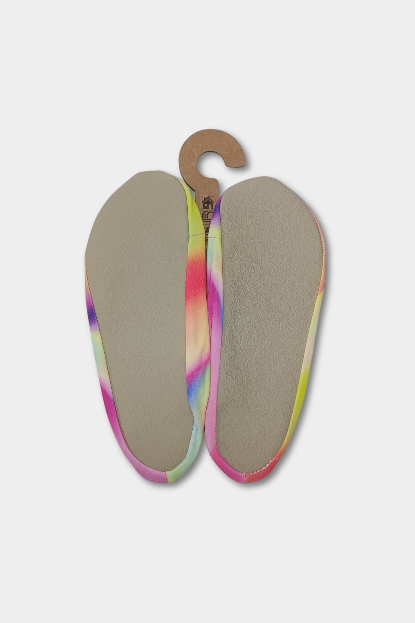 Rainbow Tie-Dye Anti-Slip Pool Shoes | Unisex Quick-Dry Aqua Swim Shoes