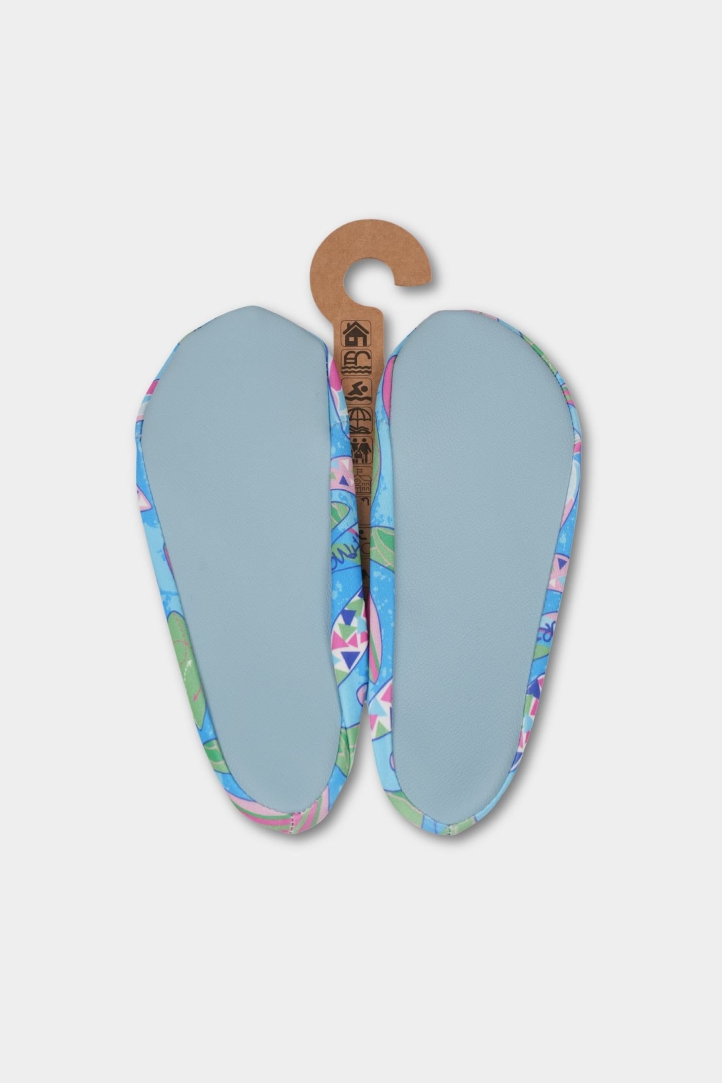Surfboard Print Anti-Slip Pool Shoes | Quick-Dry Adult Aqua Shoes