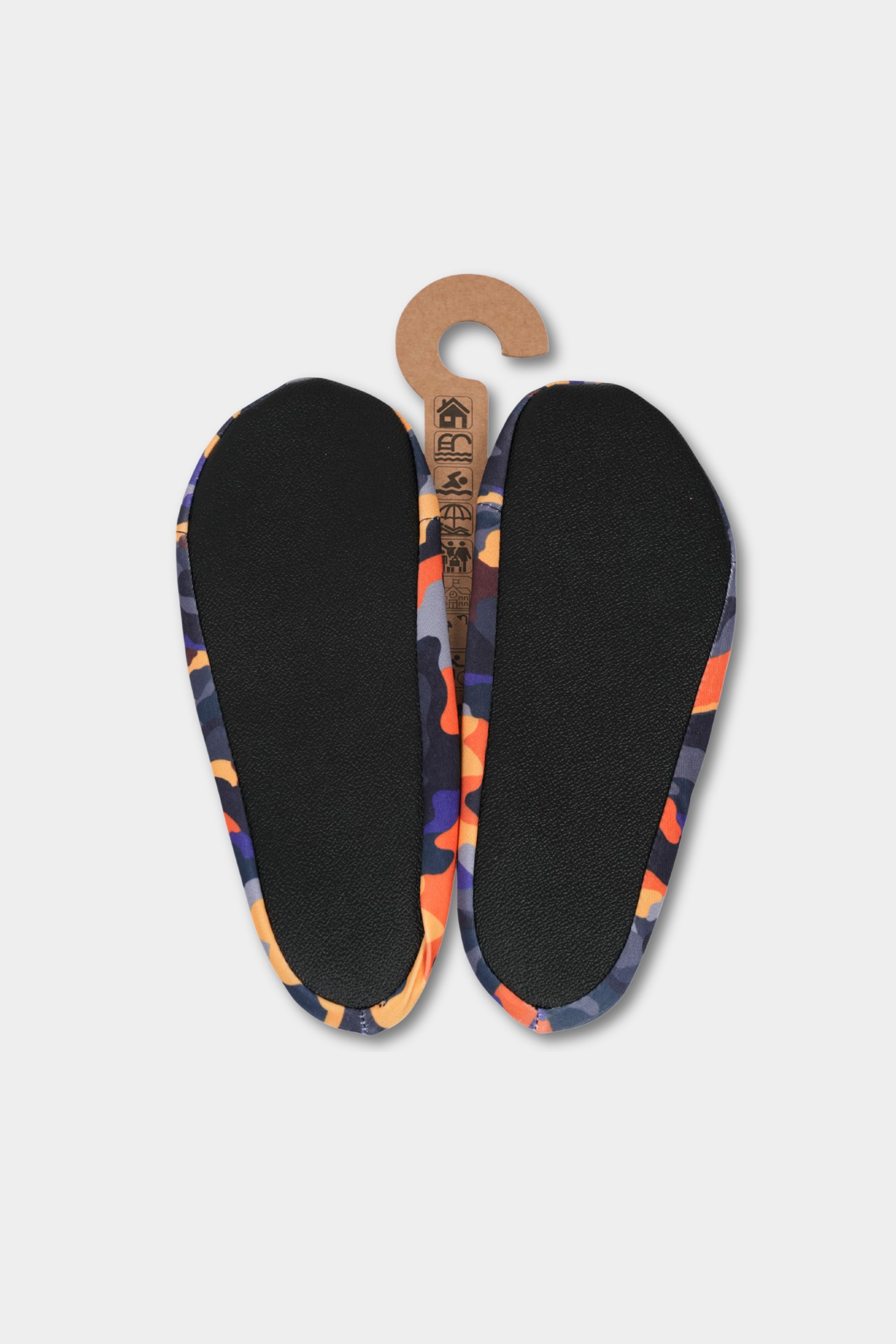Sunset Camo Anti-Slip Pool Shoes | Quick-Dry Indoor & Poolside Aqua Shoes