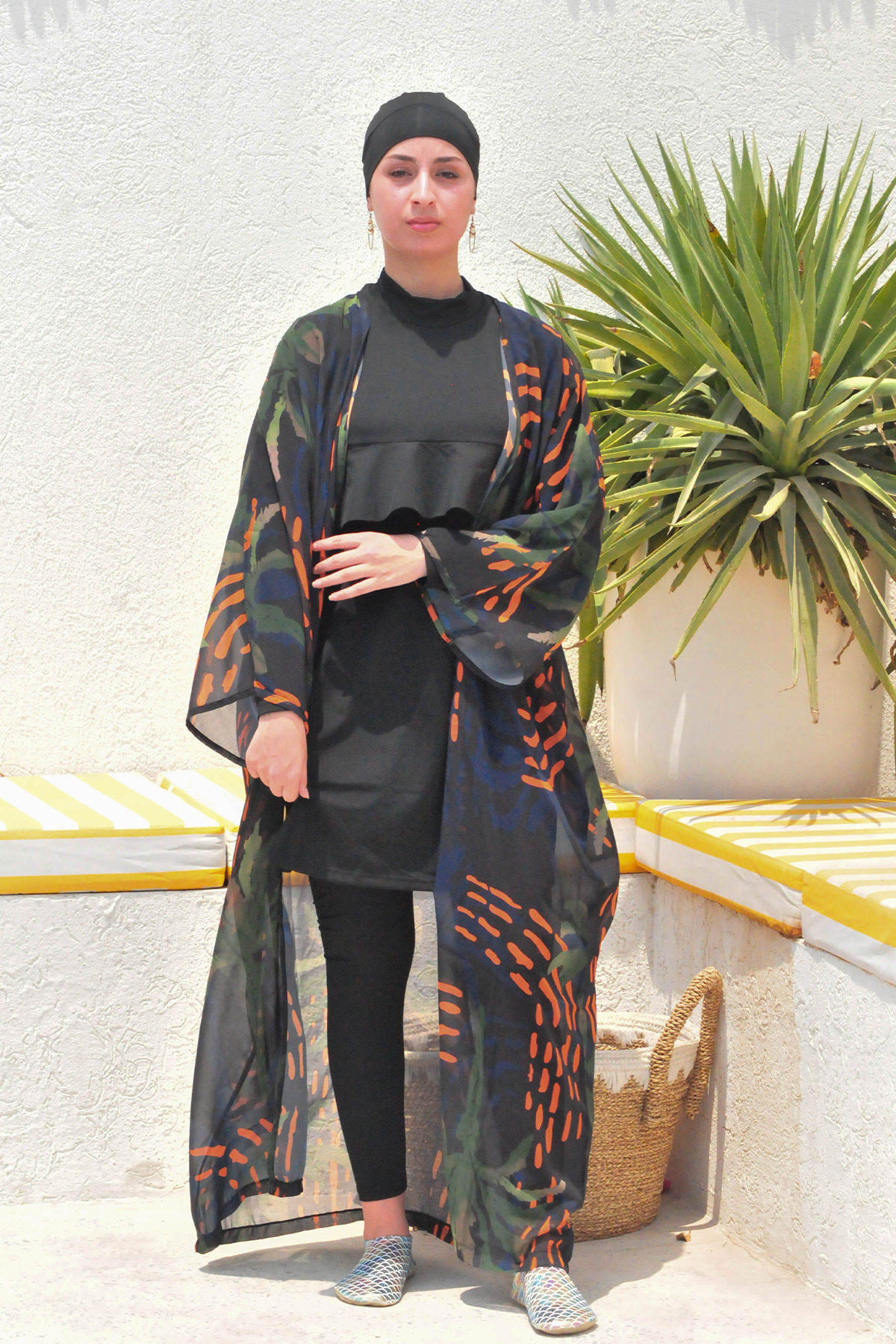 Midnight Ember Kimono