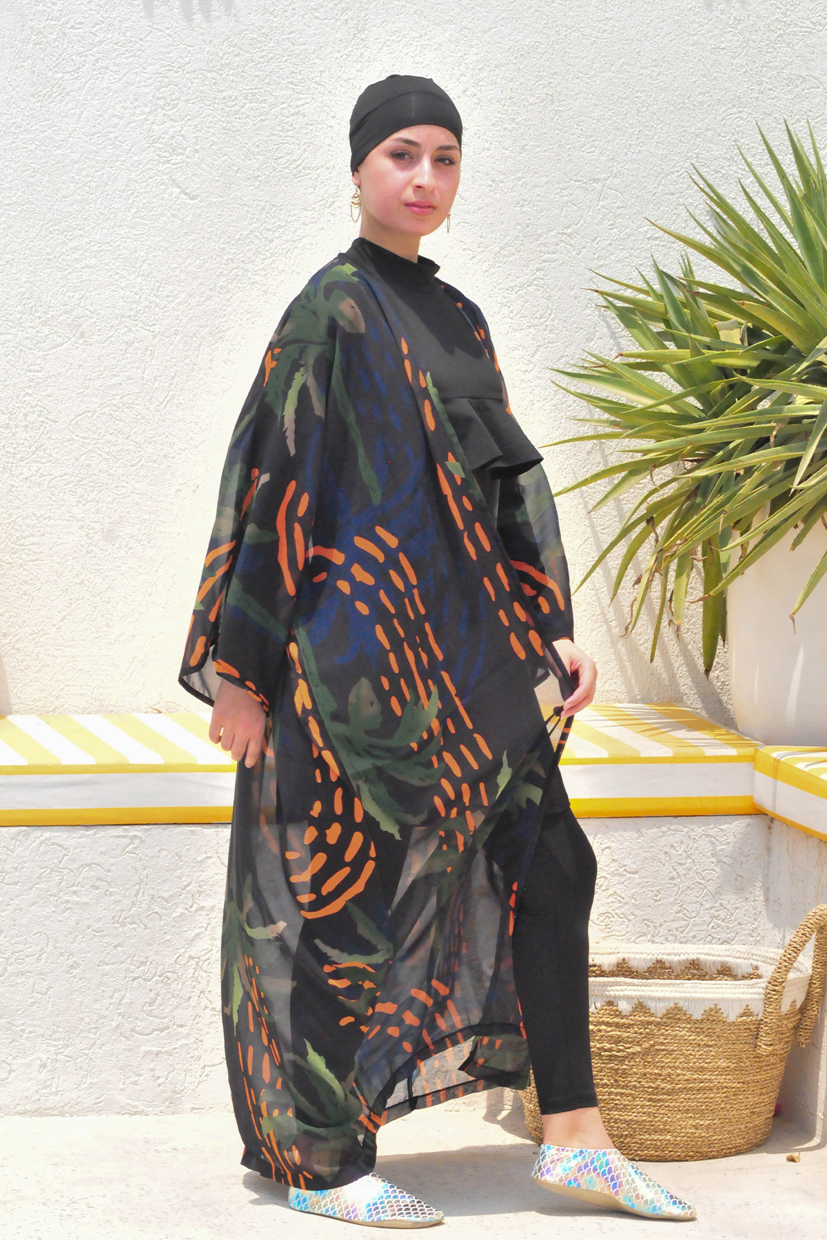 Midnight Ember Kimono