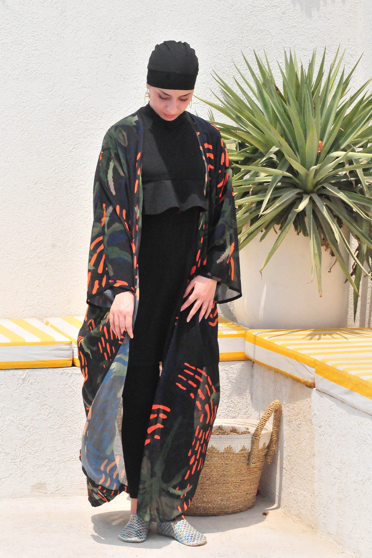 Midnight Ember Kimono