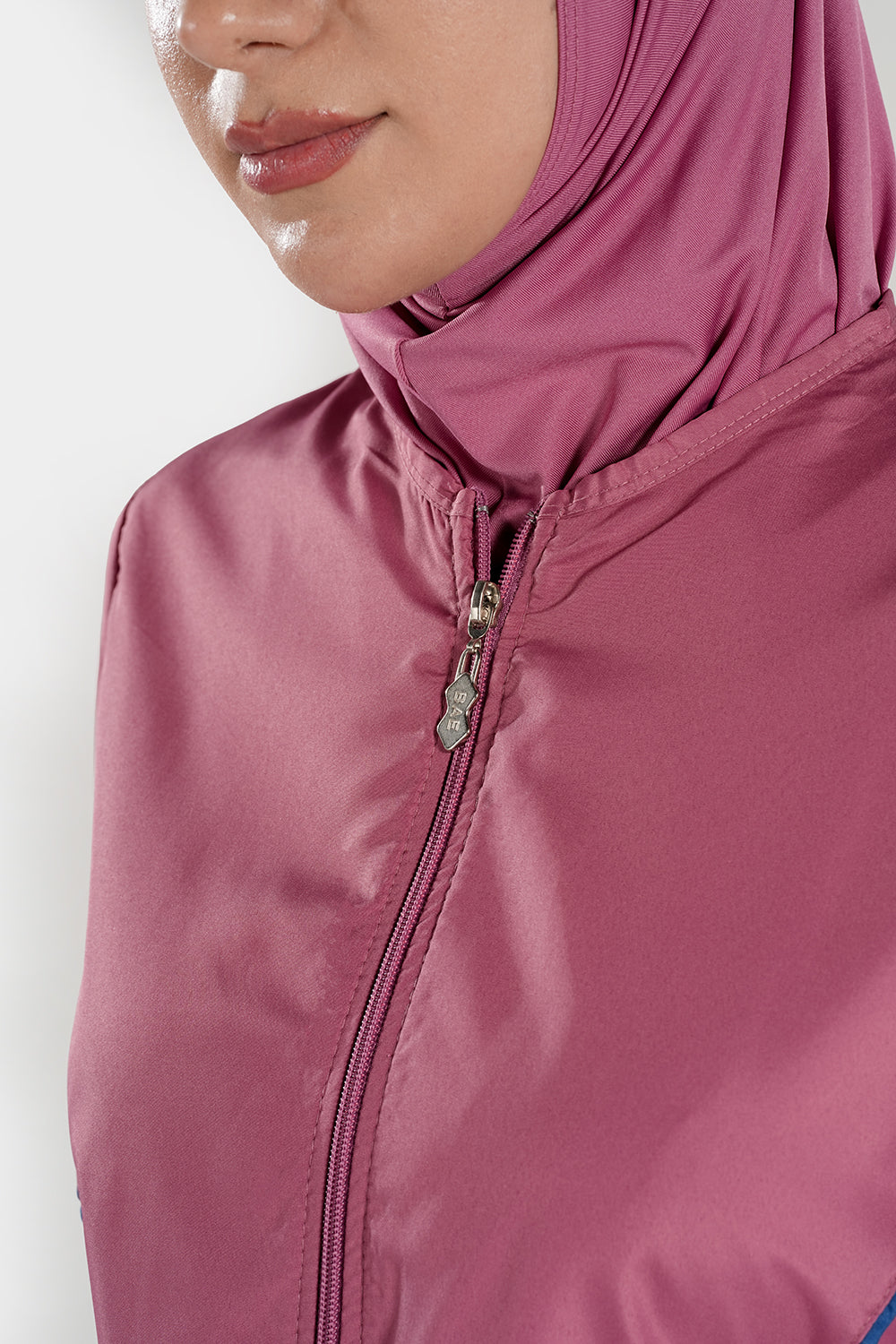Modest BAE Modest burkini with half-length sleeves and hijab, full coverage swimsuit for women, suitable for swimming.