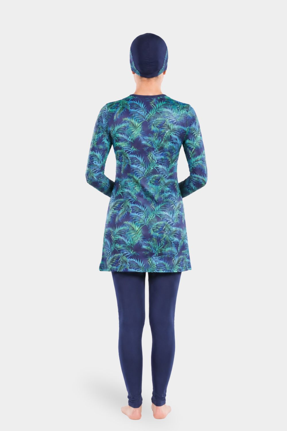 Women's Leaf Long-Sleeve Swimwear