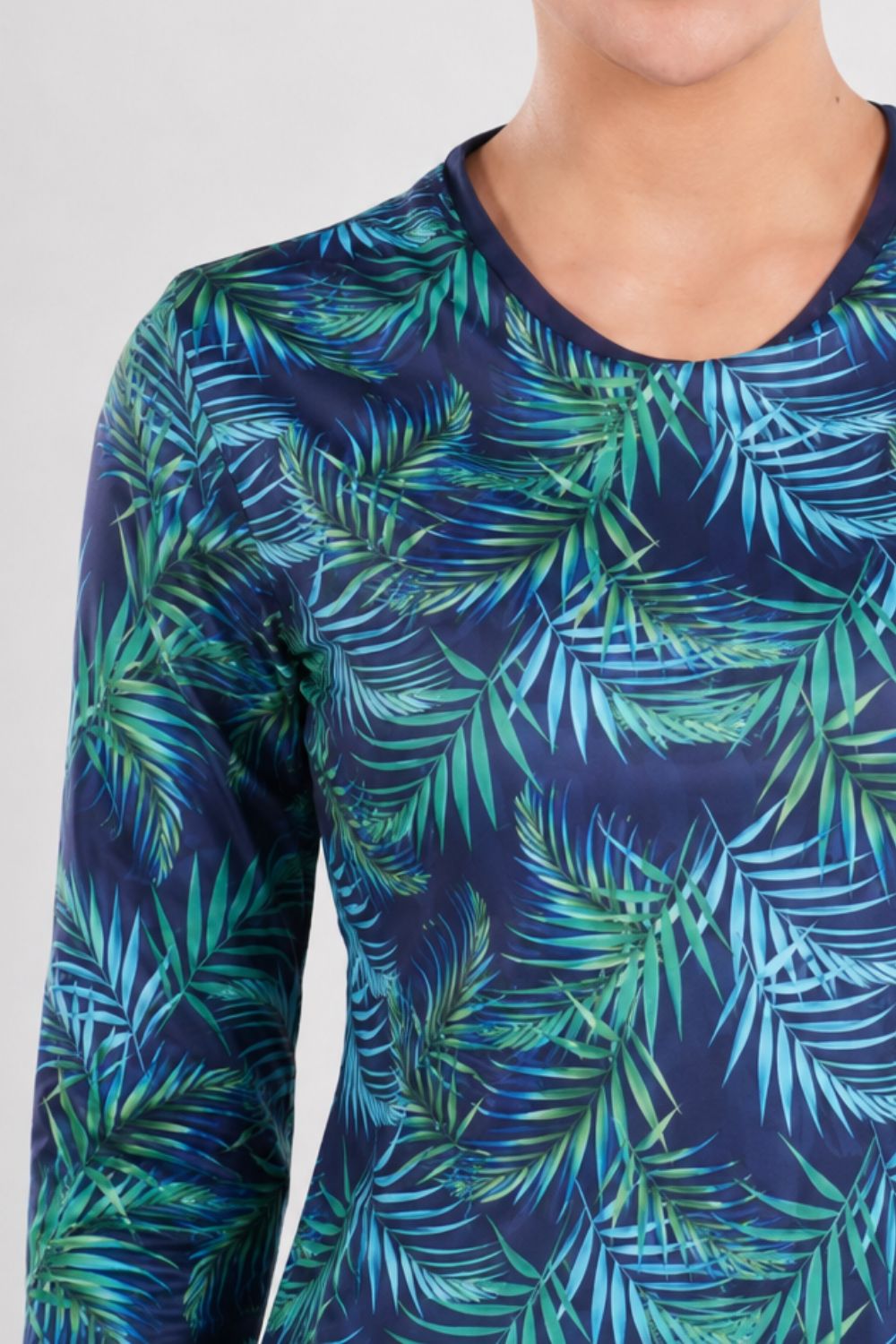 Women's Leaf Long-Sleeve Swimwear