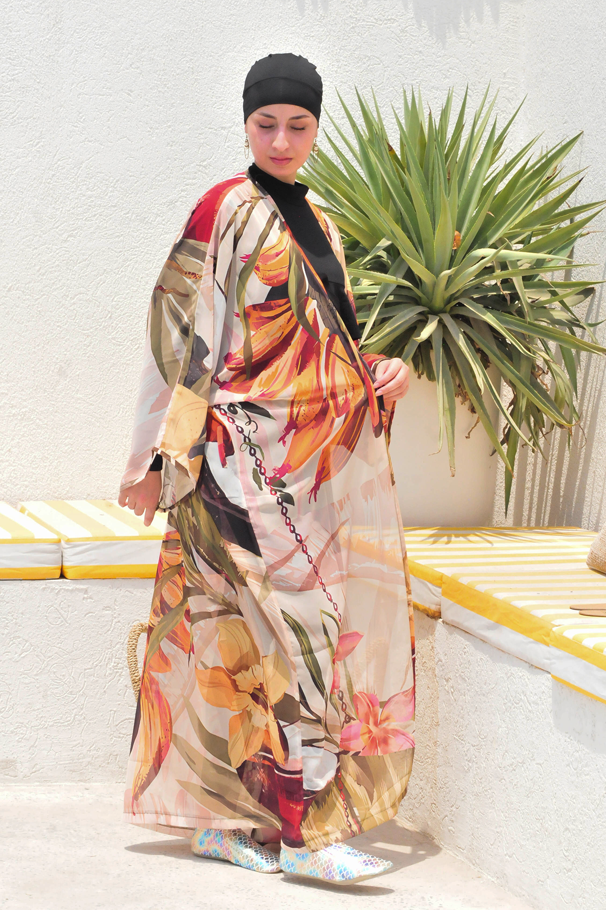 Sunset Floral Kimono