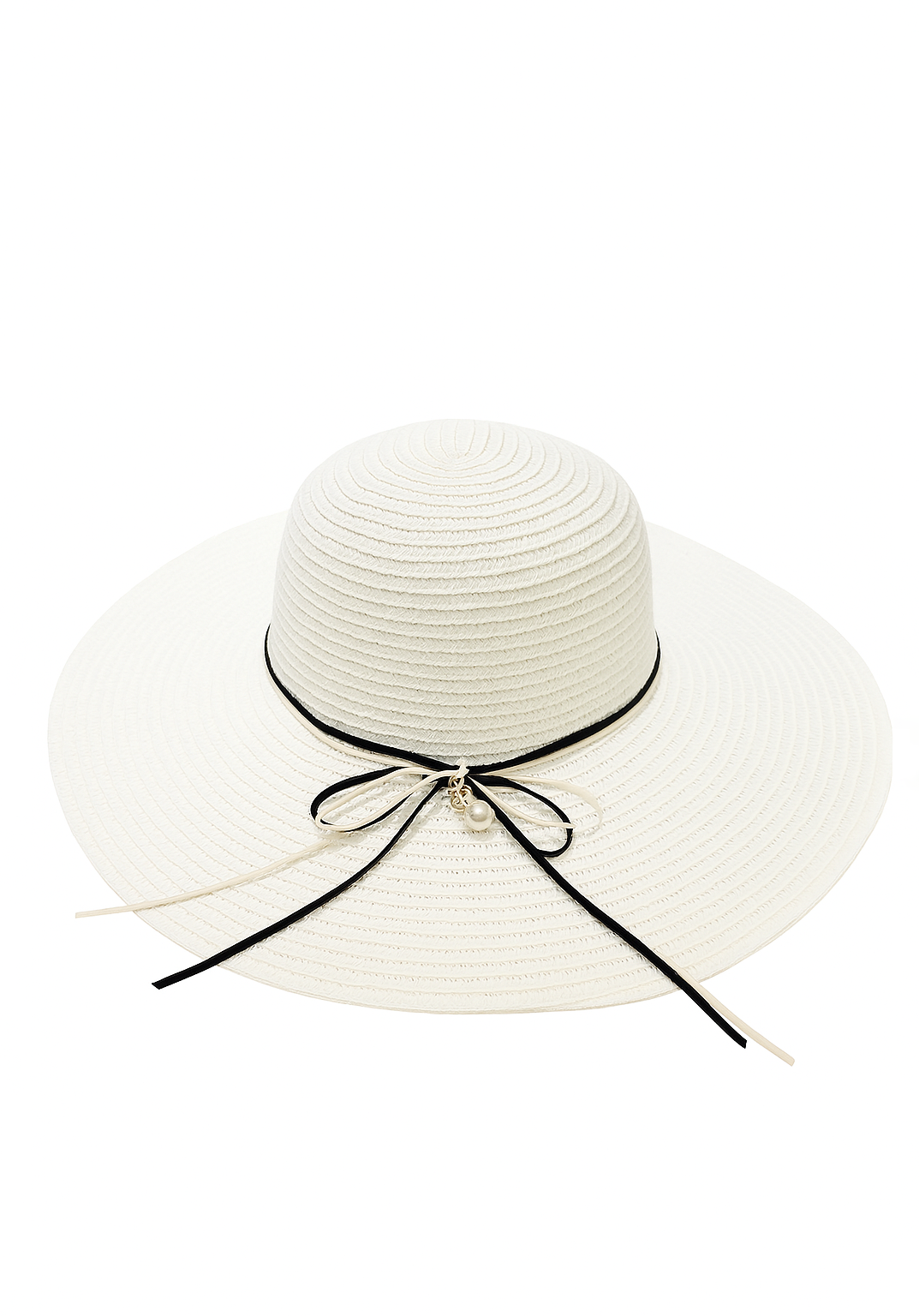 BAE Ribbon Straw Sun Hat